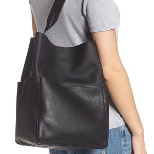 Brand new black bp soft shoulder bag